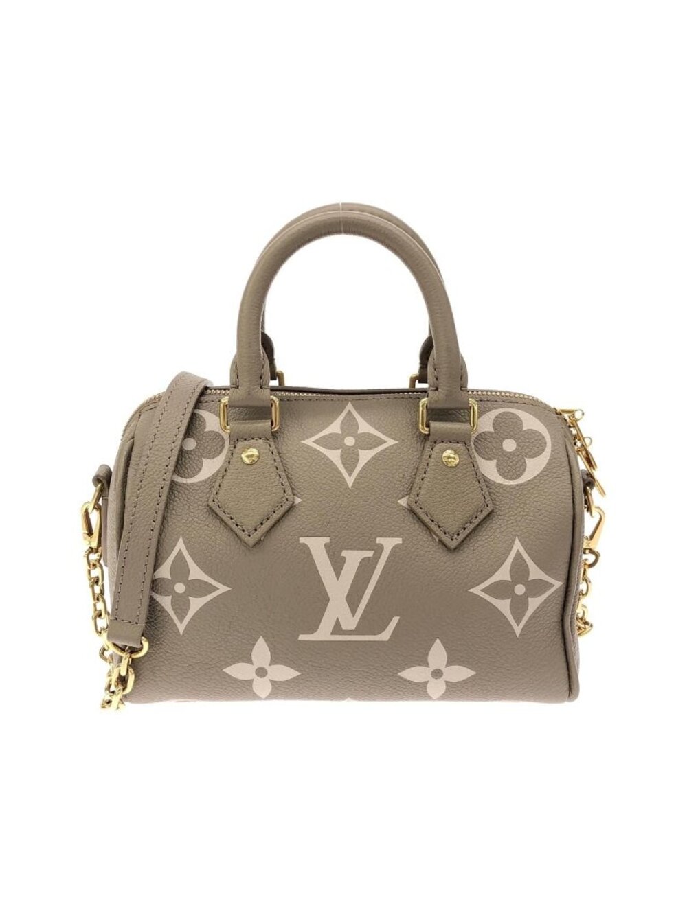 Louis Vuitton Bicolor Monogram Empreinte Speedy Bandouliere 20 Boston Bag